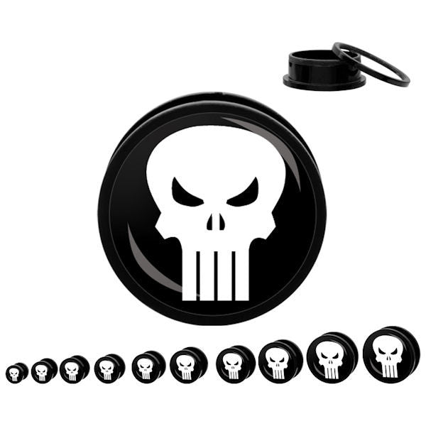 Punisher Acrylic Plugs