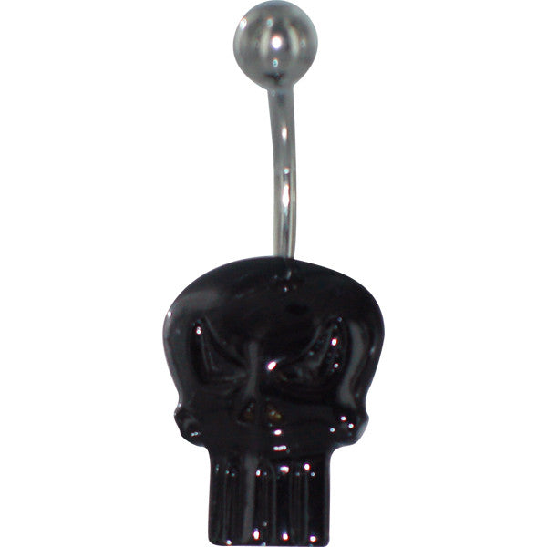 Punisher Belly Ring