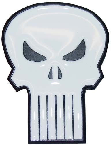 Punisher Skull Logo Belt Buckle