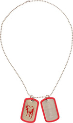 Punisher Dripping Logo Name Dog Tags