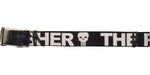 Punisher Large Font Name Mesh Belt