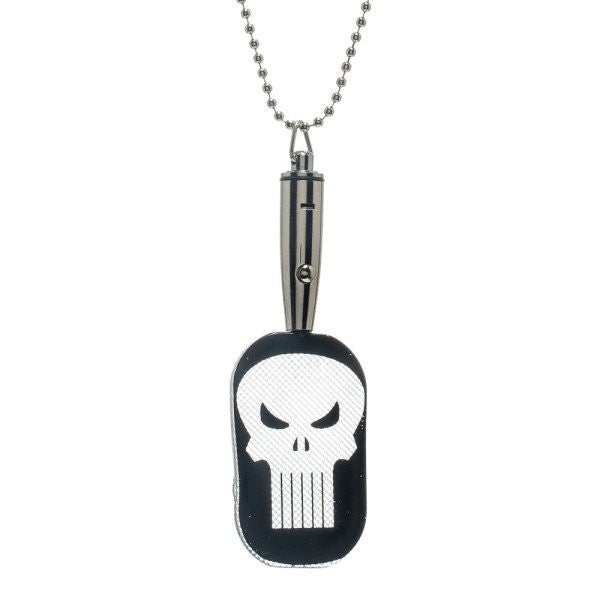 Punisher LED Light Up Dog Tag