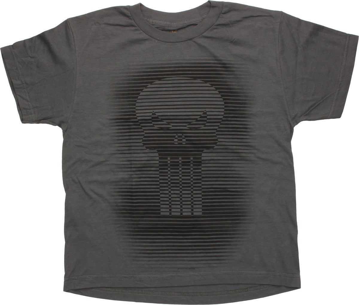 Punisher Lined Skull Logo Youth T-Shirt
