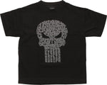 Punisher Mini Logos Forming Logo Youth T-Shirt