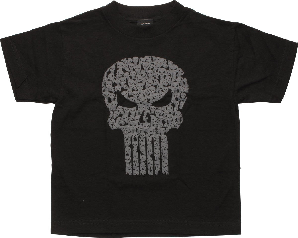 Punisher Mini Logos Forming Logo Youth T-Shirt