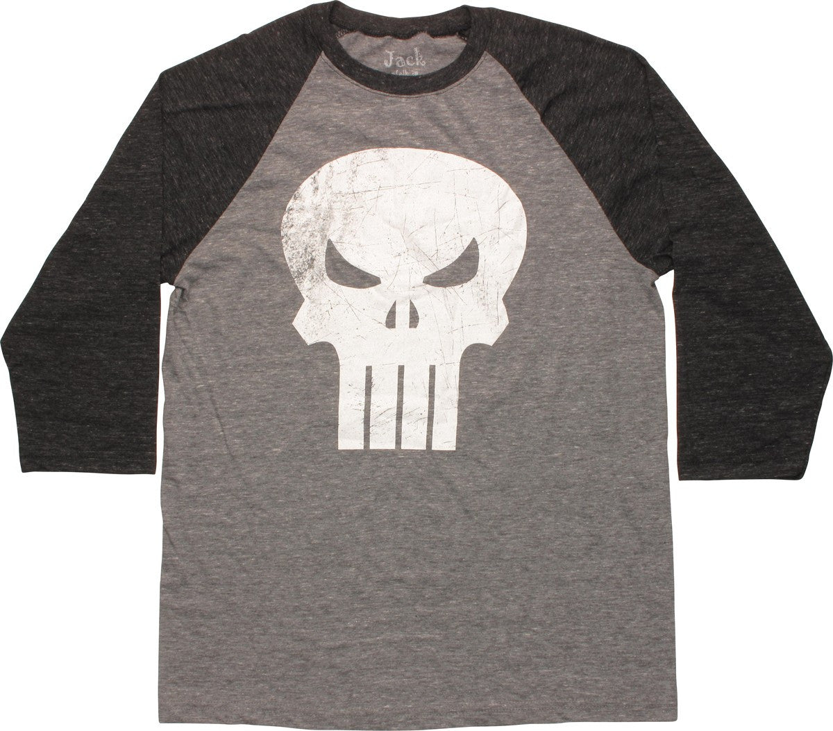 Punisher Skull Contrast Raglan T-Shirt