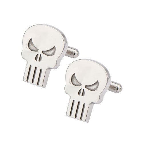 Punisher Stainless Steel Cufflinks