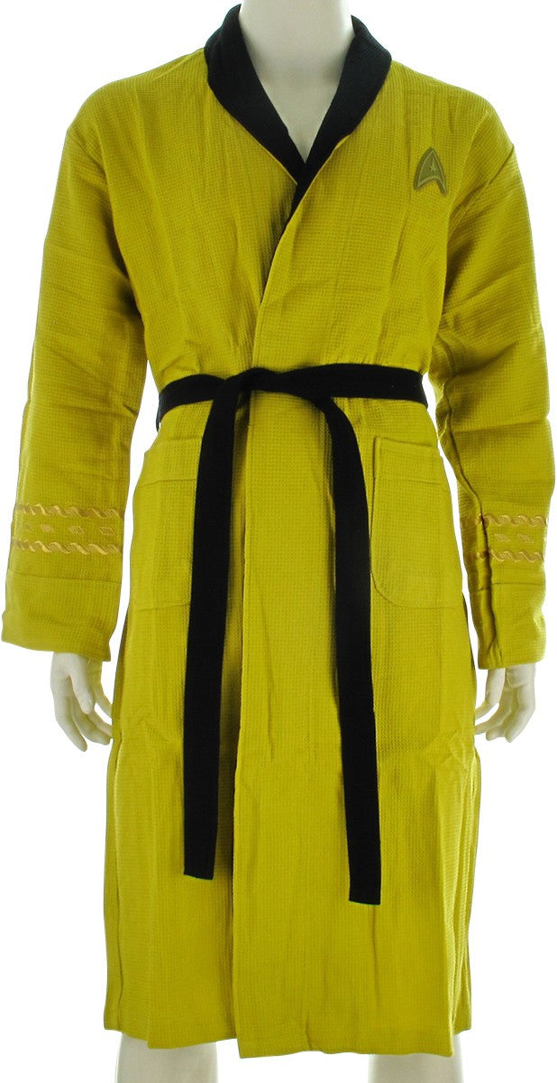 Star Trek Command Captain Kirk Waffle Robe – Stylin Online