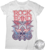 Rock Band Cracked Name Baby Tee