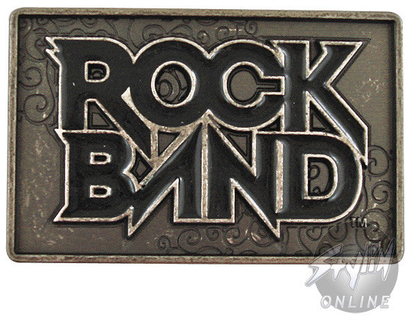 Rock Band Name Belt Buckle