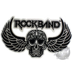 Rock Band Winged Skull Patch