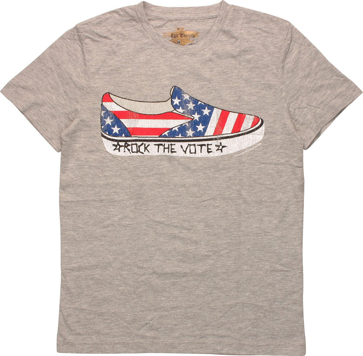 Rock the Vote Flag Shoe Youth T-Shirt