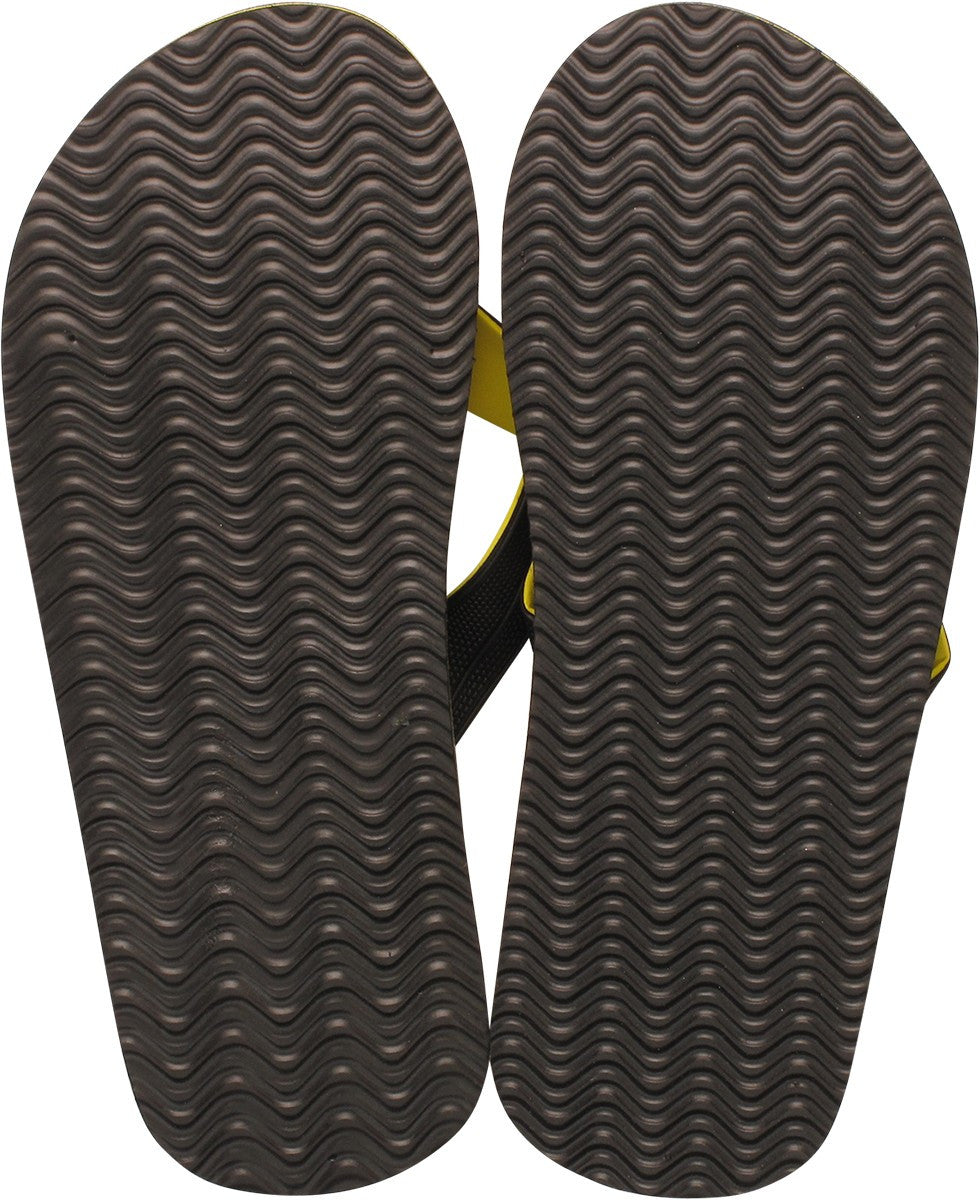 Batman Slanted Logo Gray Sandals