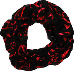 Deadpool Foiled Logos AoP Viscose Infinity Scarf