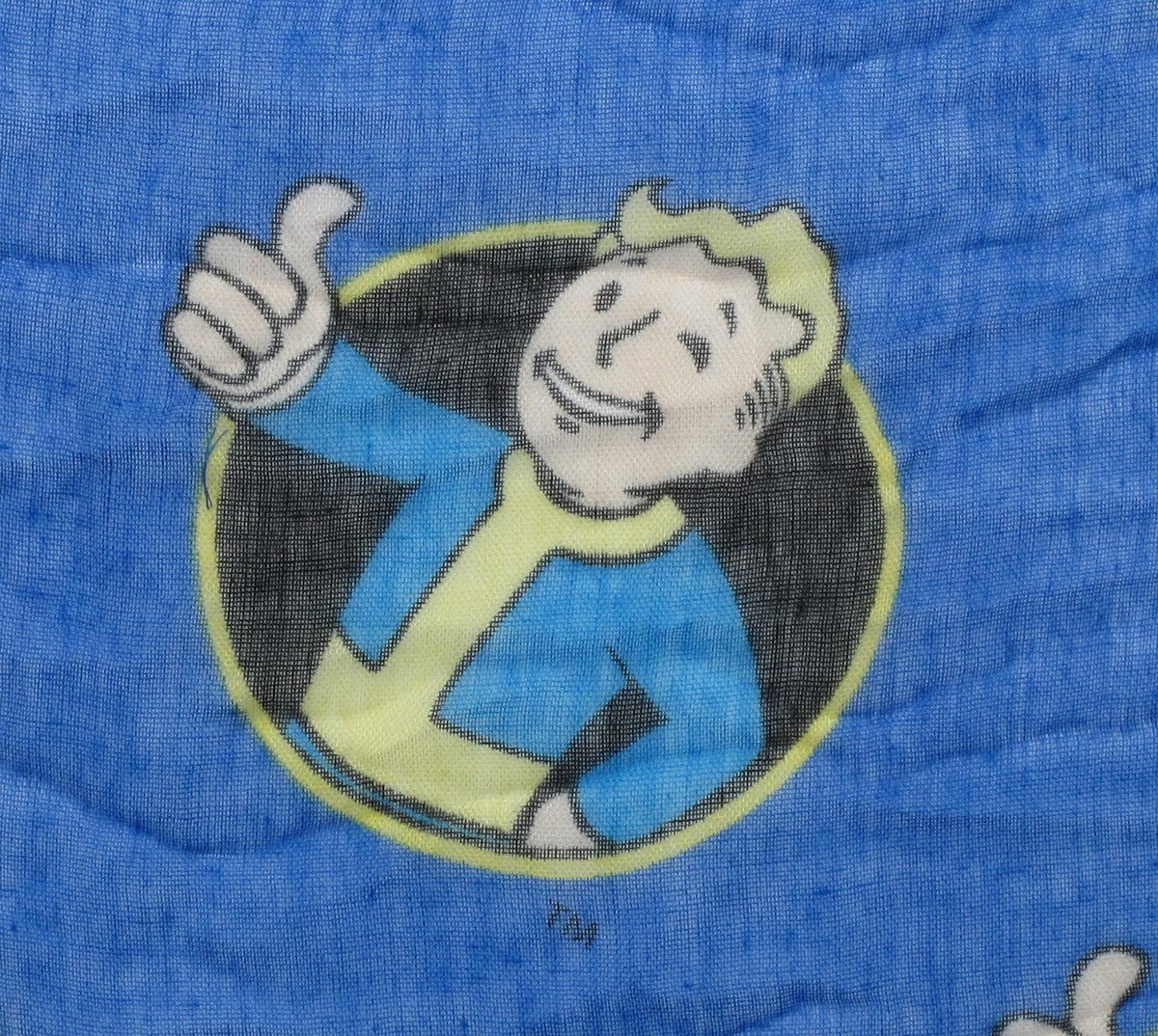 Fallout Vault Boy Logo Allover Print Viscose Scarf