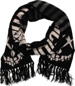 Suicide Squad Logo Black Jacquard Black Scarf