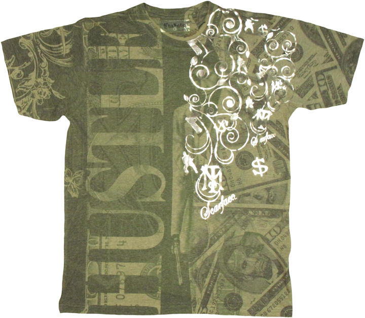 Scarface Money Hustle T Shirt Photo Sheer