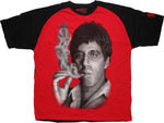 Scarface Smoke Grayscale Face T-Shirt