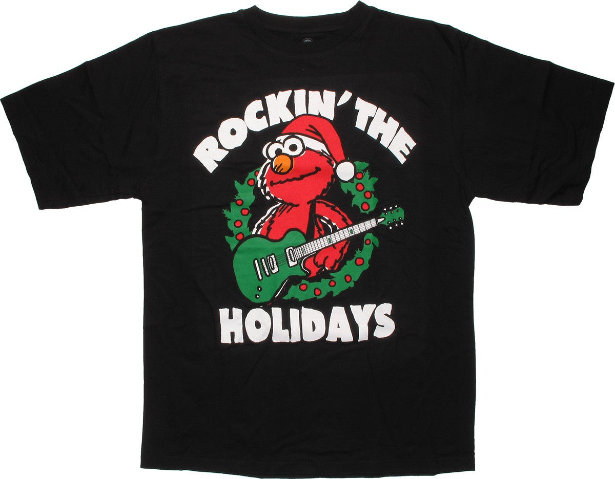 Sesame Street Elmo Rockin Holidays T Shirt