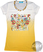 Sesame Street Name Dyed Baby Tee