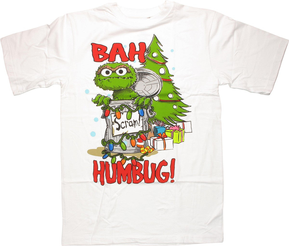 Sesame Street Oscar Bah Humbug T Shirt