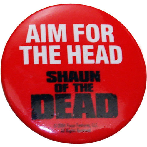 Shaun of the Dead Aim Head Button