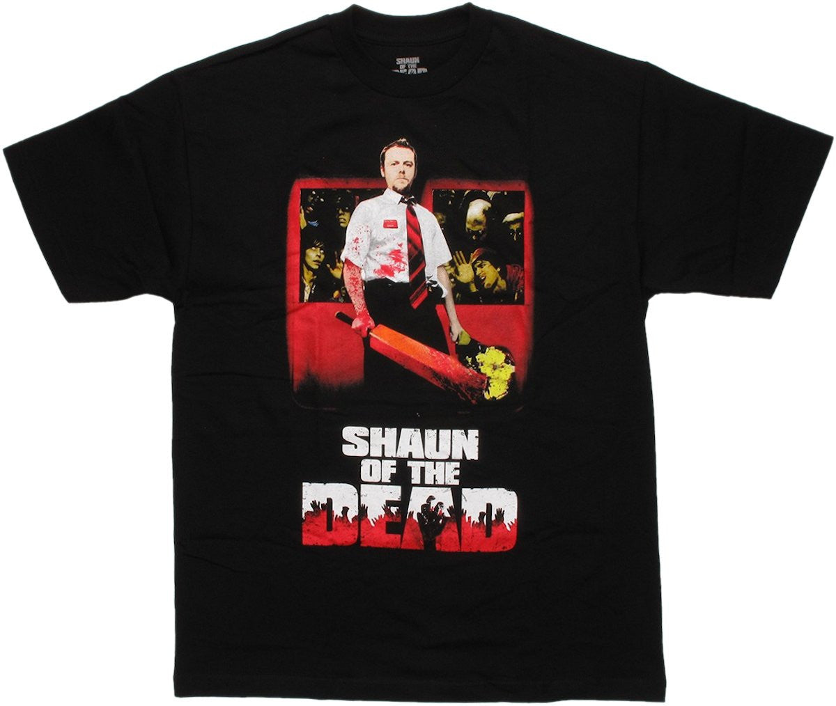 Shaun of the Dead Bloody Bat T Shirt