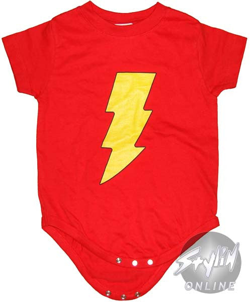 Shazam Symbol Snap Suit