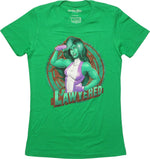 She-Hulk Lawyered Baby Tee