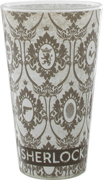 Sherlock Wallpaper Print Pint Glass