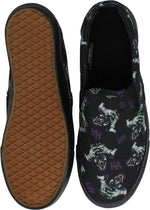 Joker Insanity Ha Ha Black and Purple Deck Shoes