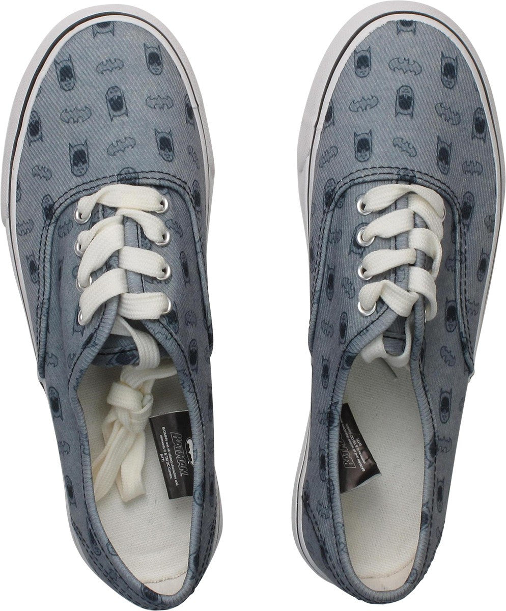 Batman Sketch Prep Gray Black Unisex Lo Pro Shoes