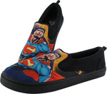 Superman Flight Stance Canvas Slip On Shoes