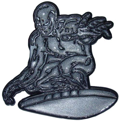 Silver Surfer Belt Buckle