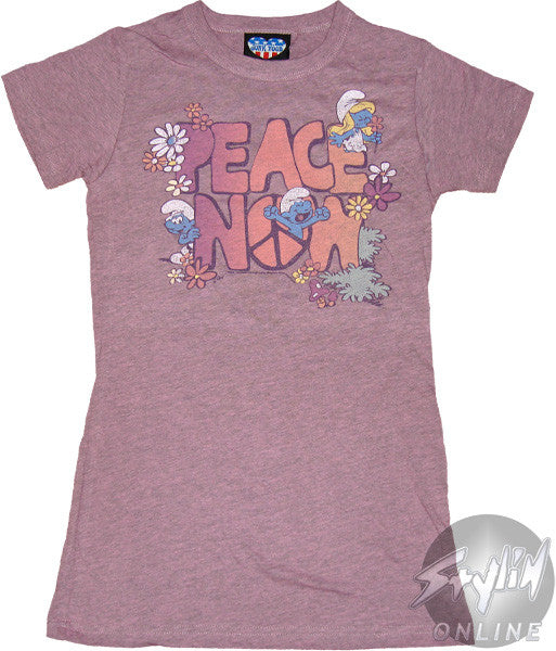 Smurfs Peace Baby Tee