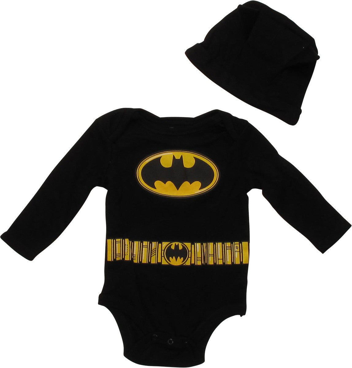Batman Classic Costume Long Sleeve Snap Suit Set