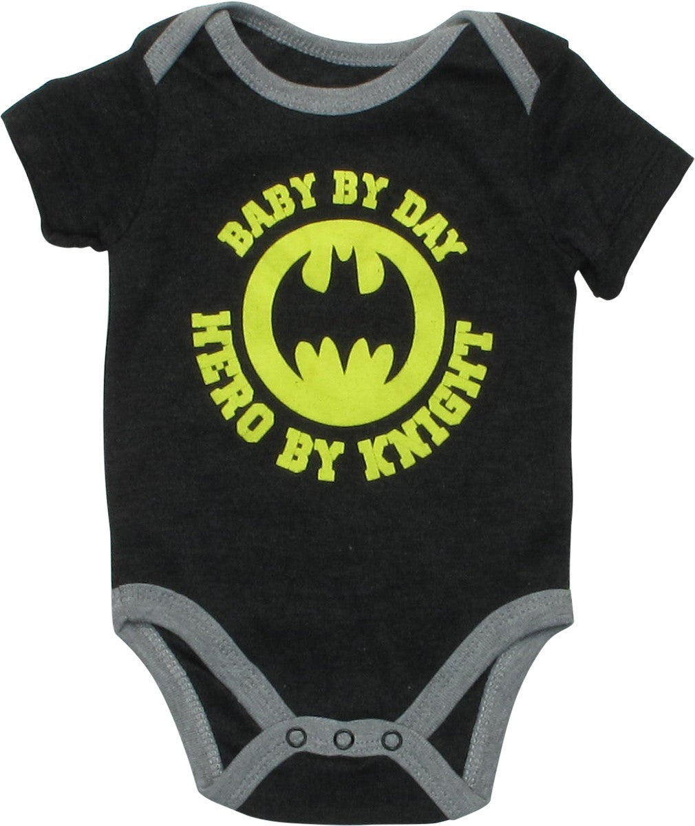 Batman Hero By Knight Bib Pants and Snap Suit Set