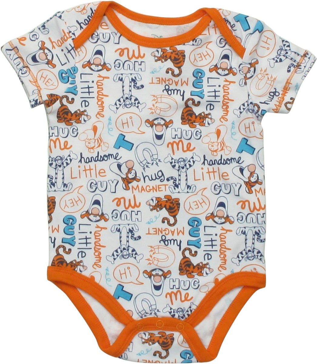 Winnie the Pooh Tigger Hug Magnet White Snap Suit