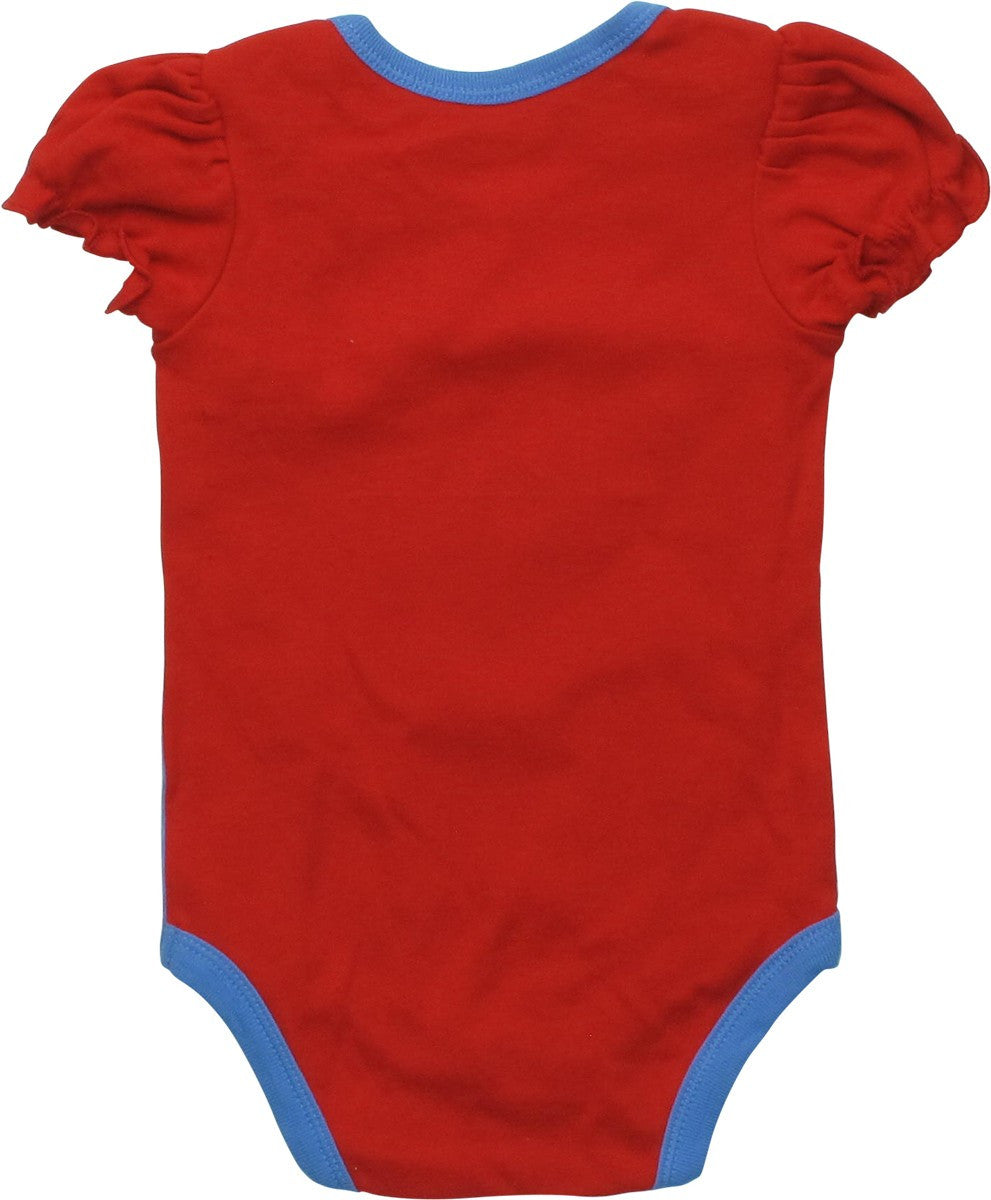 Wonder Woman Glittered Logo Costume Snap Suit