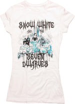 Snow White Sketch Ink Drip Baby Tee