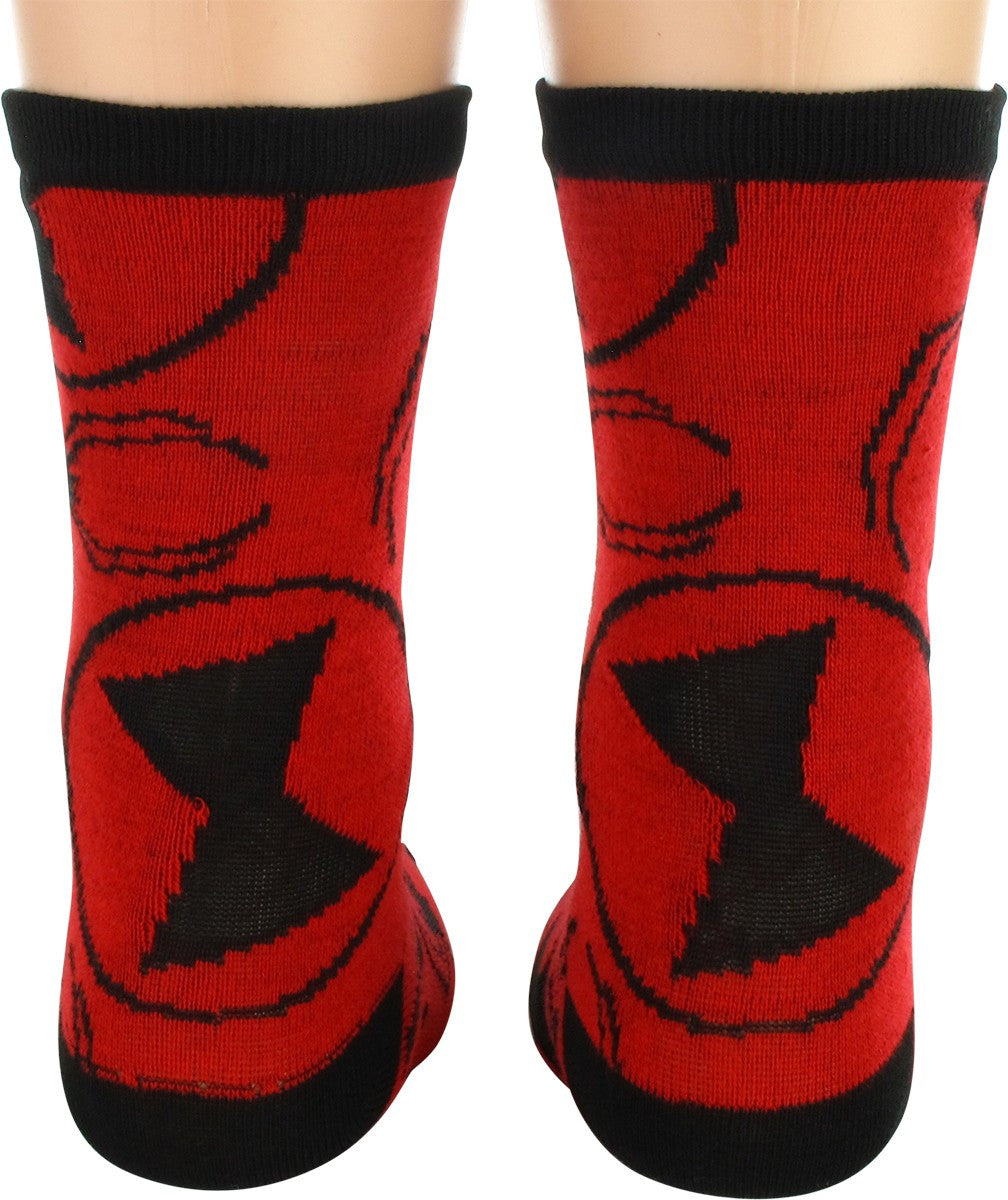 Black Widow Logo Crew Socks