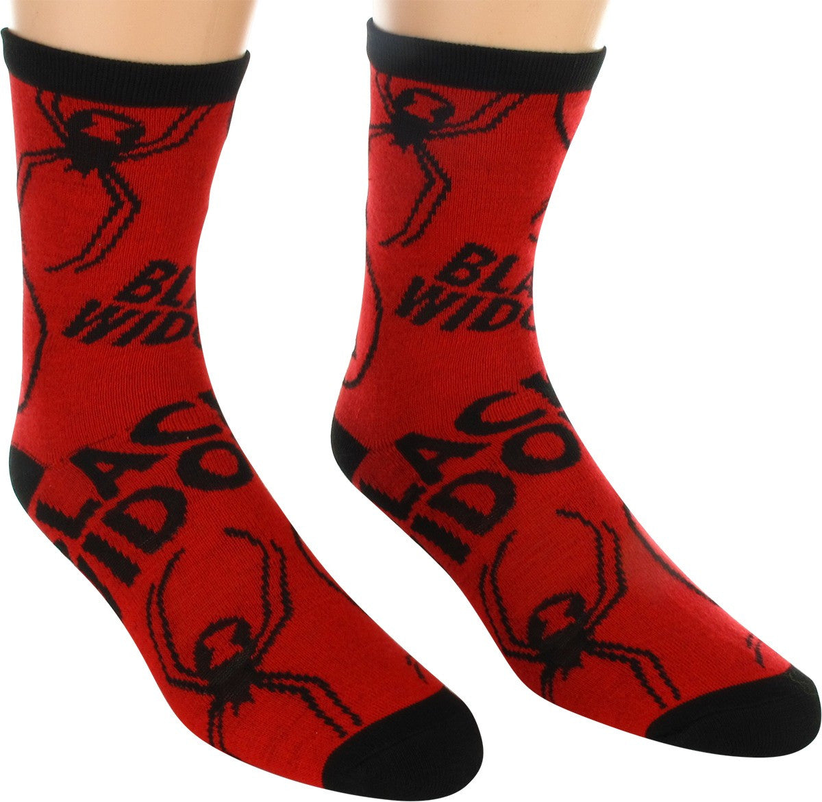 Black Widow Logo Crew Socks