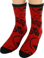 Black Widow Logo Crew Socks