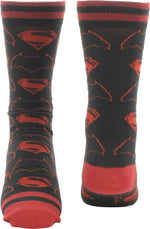 Batman v Superman Logos Duo 2 Pair Socks Set