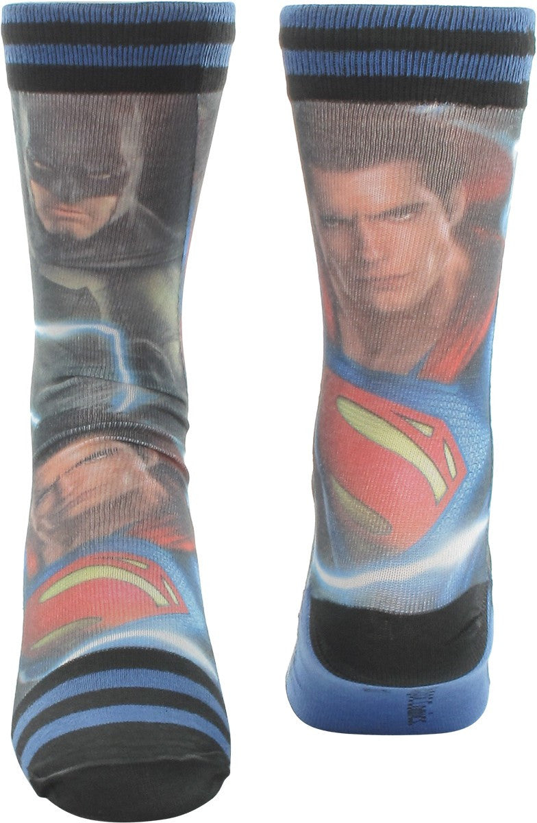 Batman v Superman Logos Duo 2 Pair Socks Set