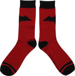 Batman Arkham Knight Red Hood Logo Crew Socks