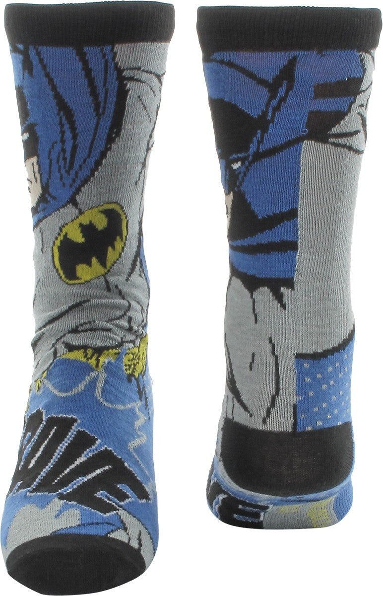 Batman Brave Logo Dots 2 Pair Socks Set