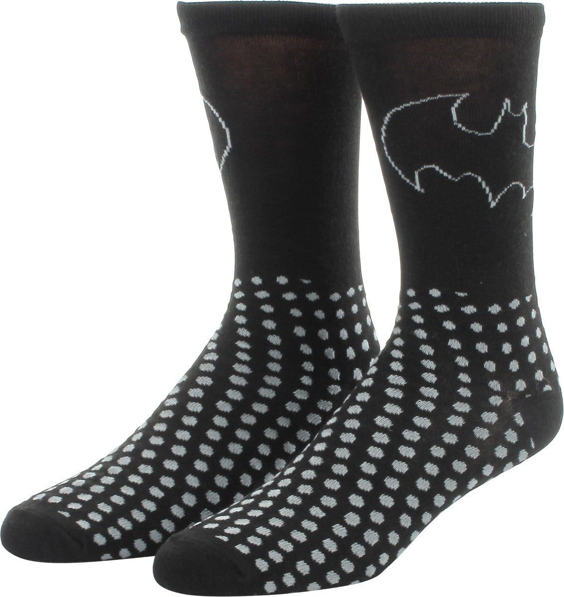 Batman Brave Logo Dots 2 Pair Socks Set