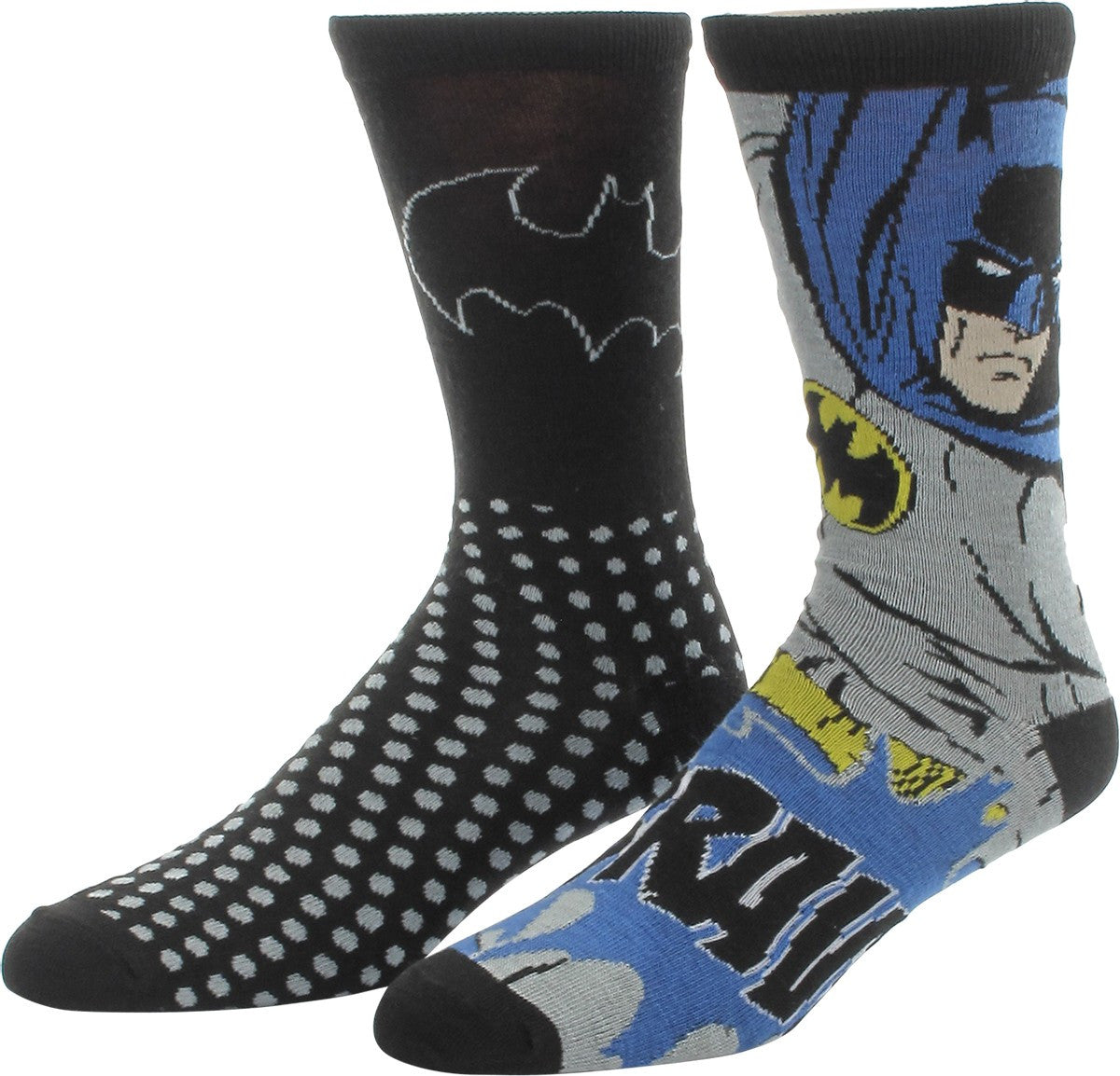 Batman Brave Logo Dots 2 Pair Socks Set