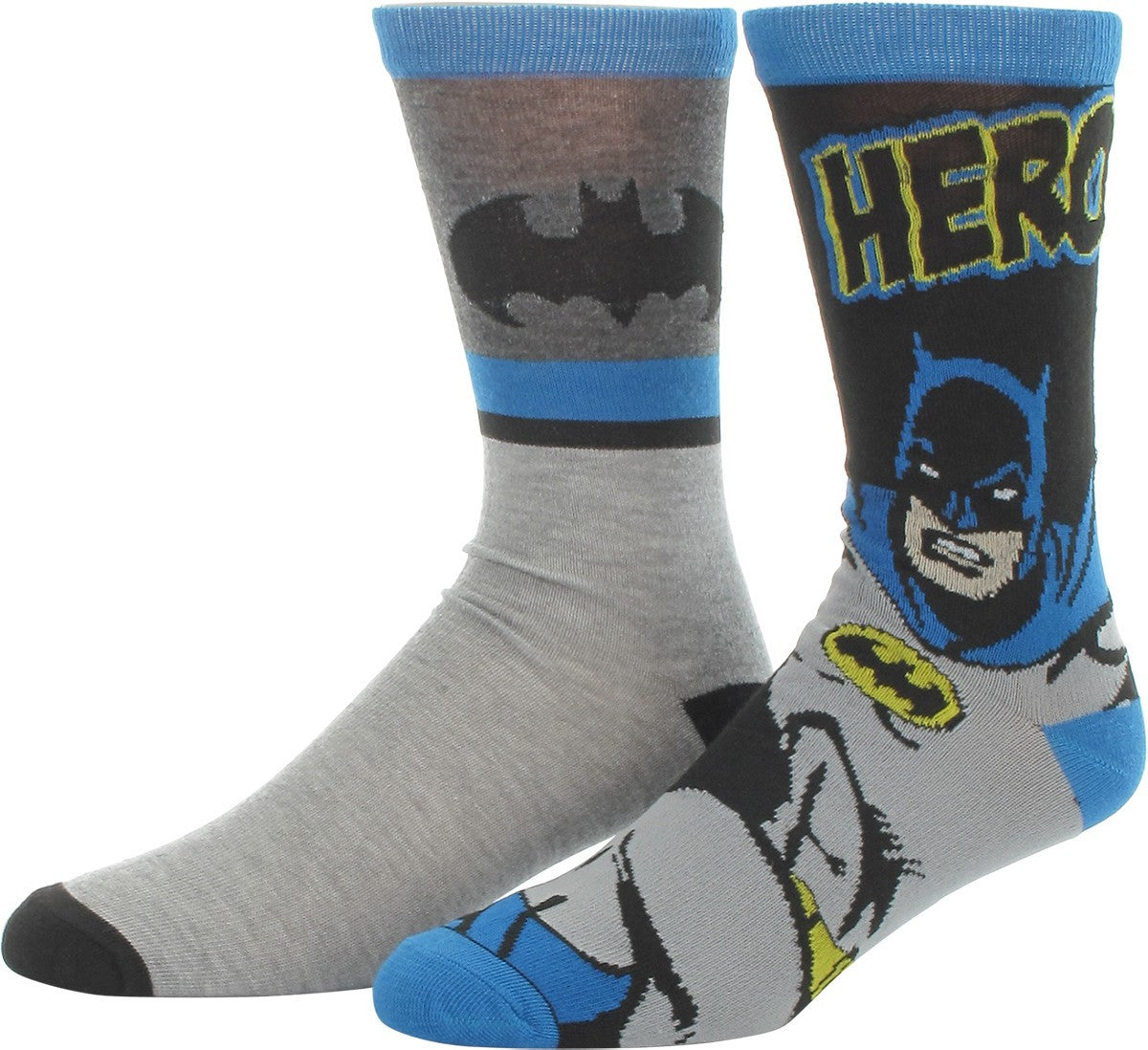 Batman Hero Logo 2 Pair Socks Set